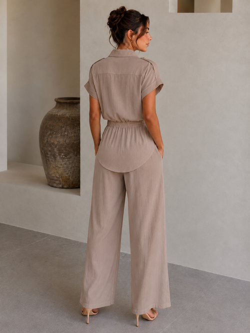 Blush Linen Takım Kombin